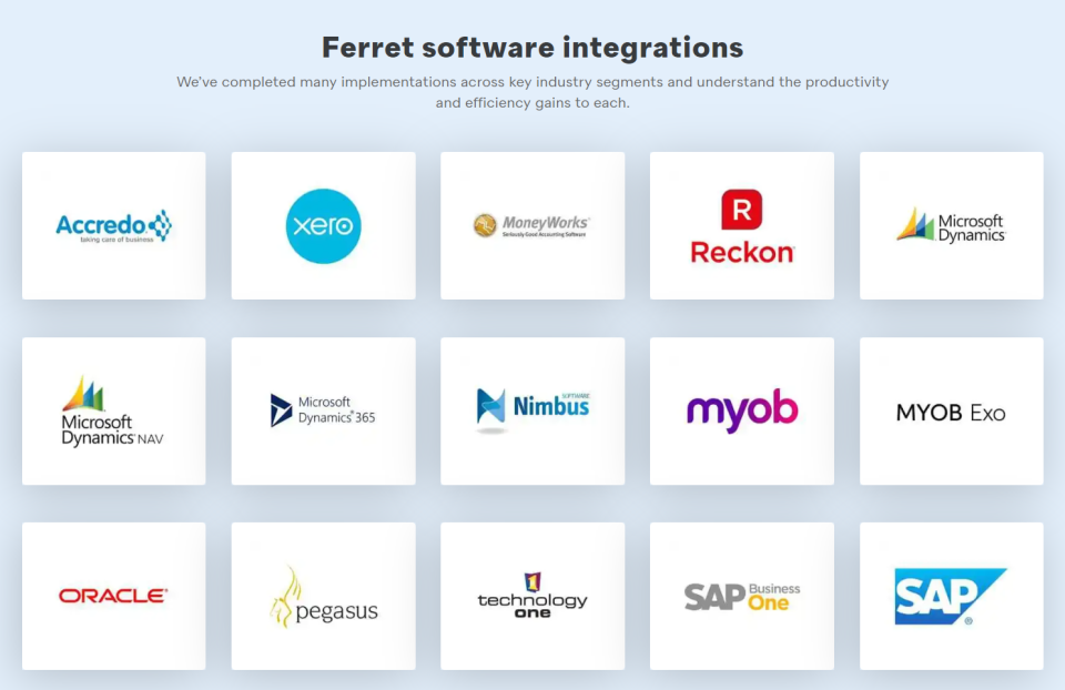 screenshot of Ferret Document Management